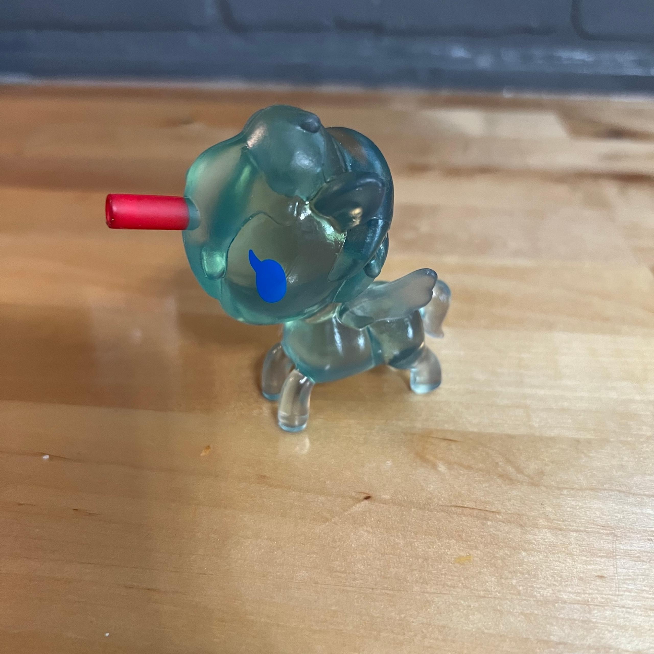 Sonic Wacky Pack Tokidoki Unicorno Crushed Ice Slushicorno Blue Figure Loose