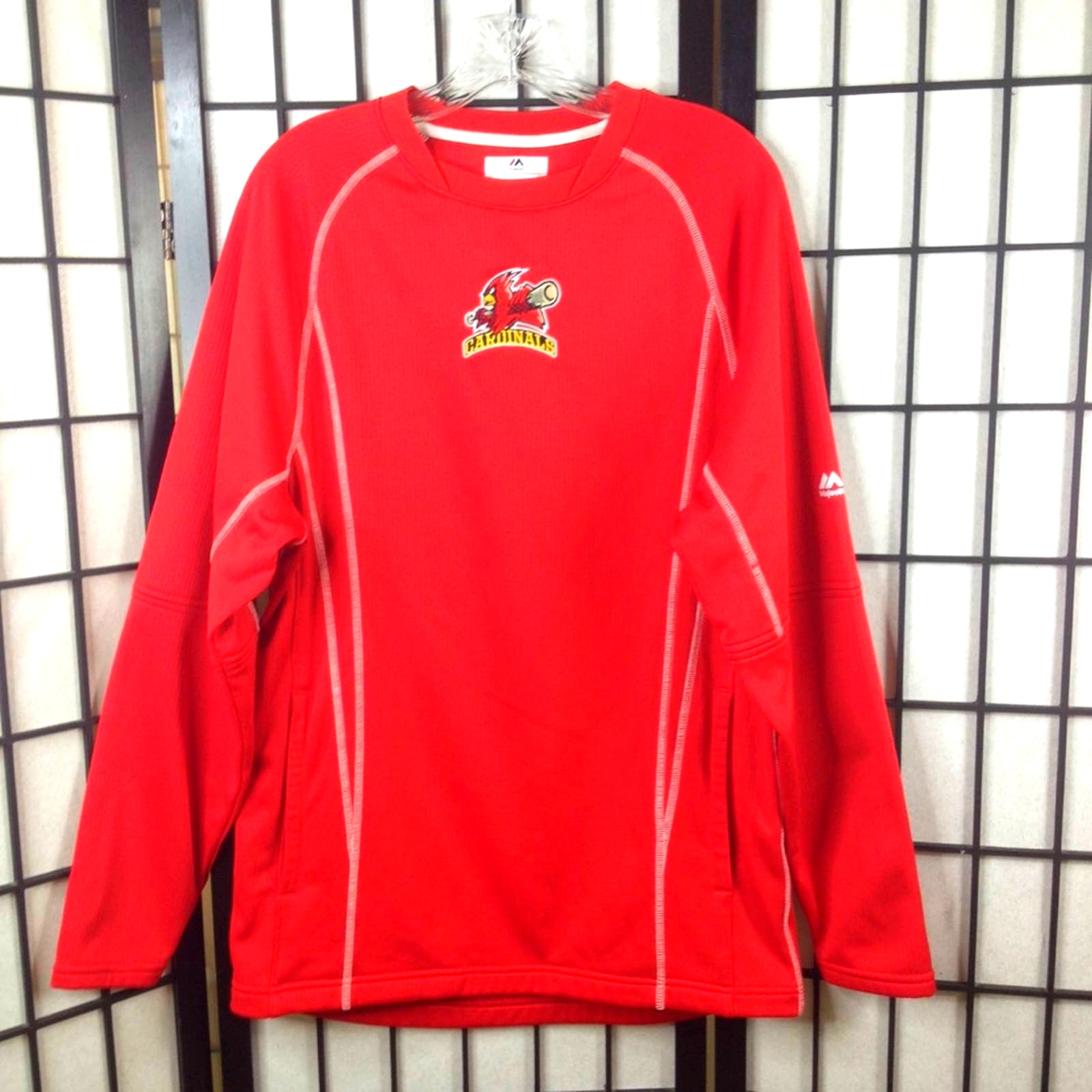 Majestic St LOUIS CARDINALS Baseball Team Red Jersey Shirt