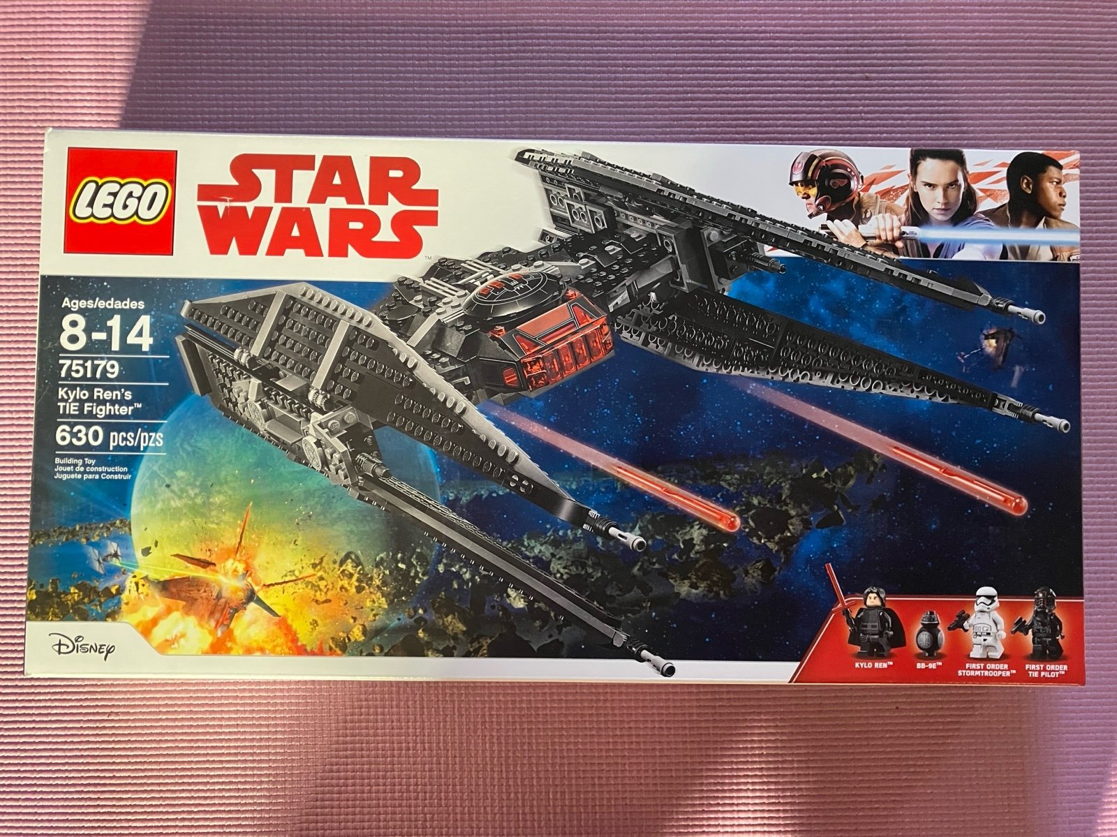 { LEGO } Star Wars Kylo Ren's TIE Fighter 75179, NEW & SEALED in Box! 630 Bricks