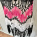 Crochet Open Knit Fringe Festival Top Tri Color
