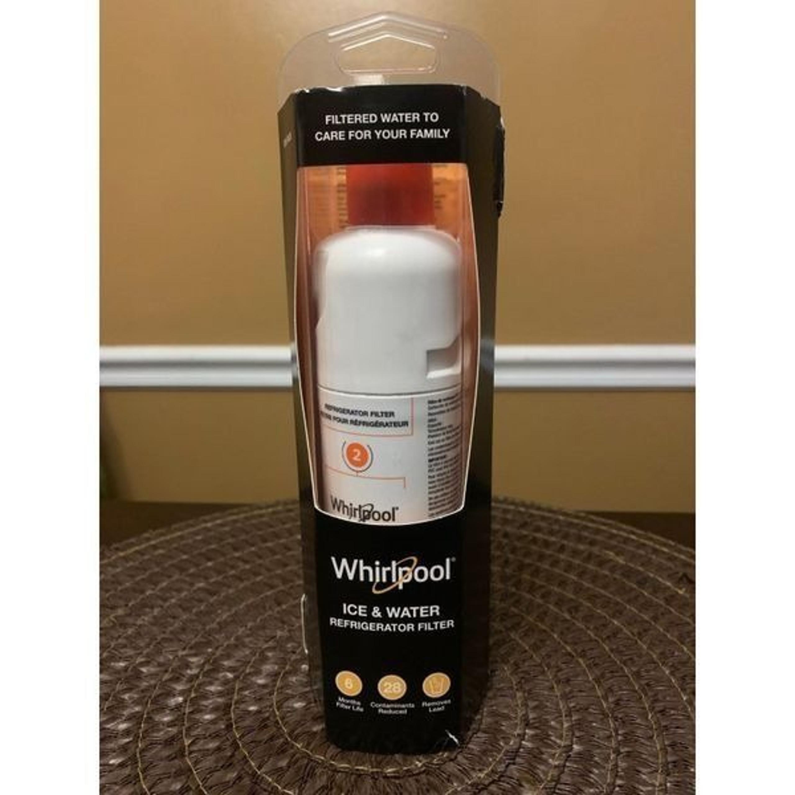 Genuine Whirlpool Ice and Water Refrigerator Filter 2 WHR2RXD1 NEW