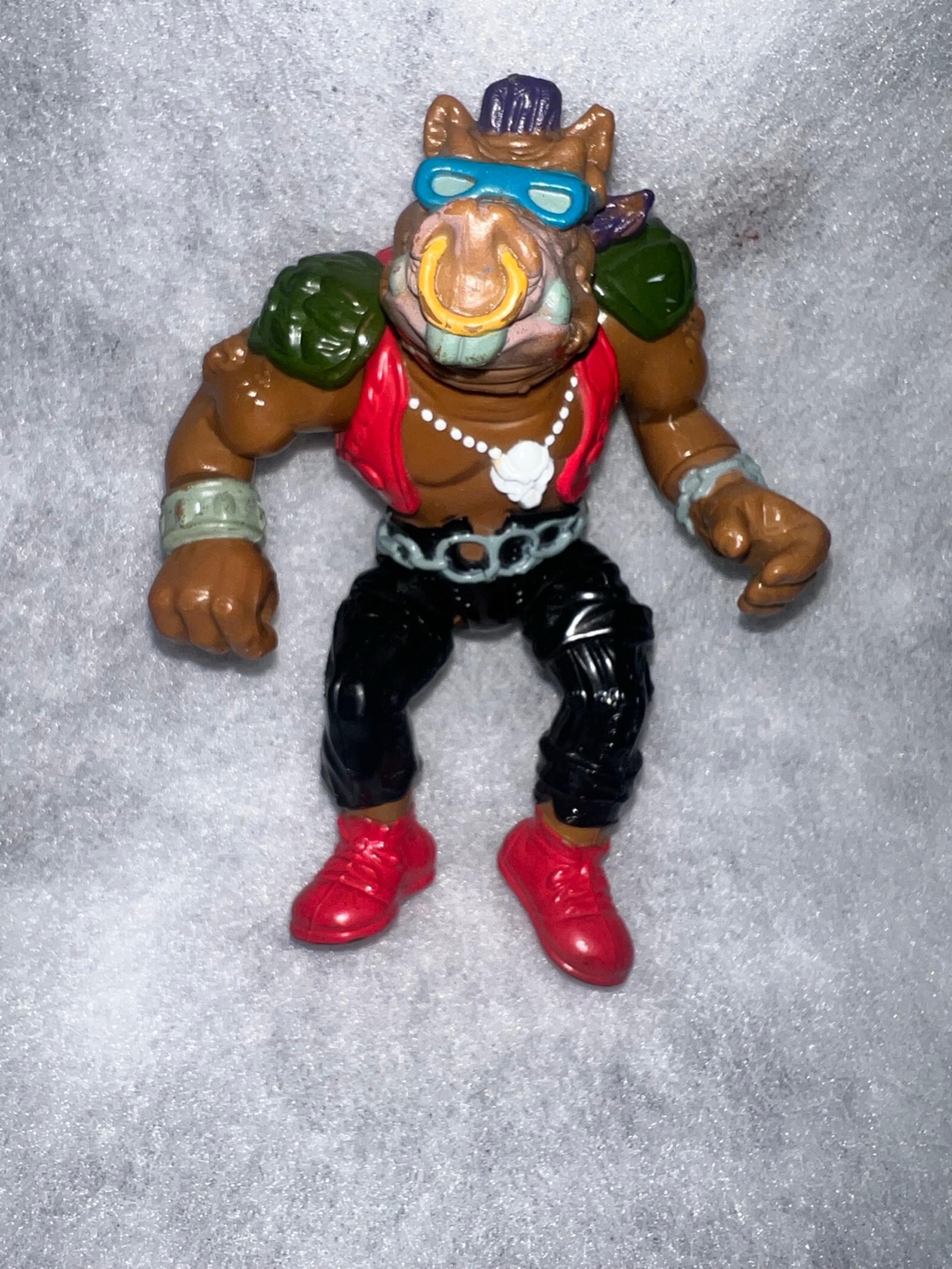 Vintage 1988 Mirage Studios TMNT Bebop Action Figure Toy Hard Head Playmates