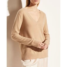 Vince 100% Cashmere Weekend V-Neck Sweater Women’s Small