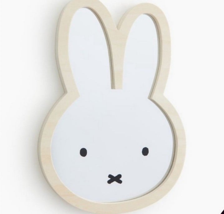 NWT Miffy wooden mirror rare kawaii kids baby Sanrio disney