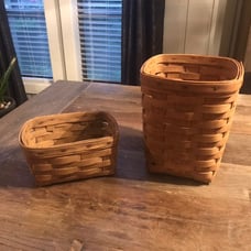 Great 1980's Longaberger Basket Duo