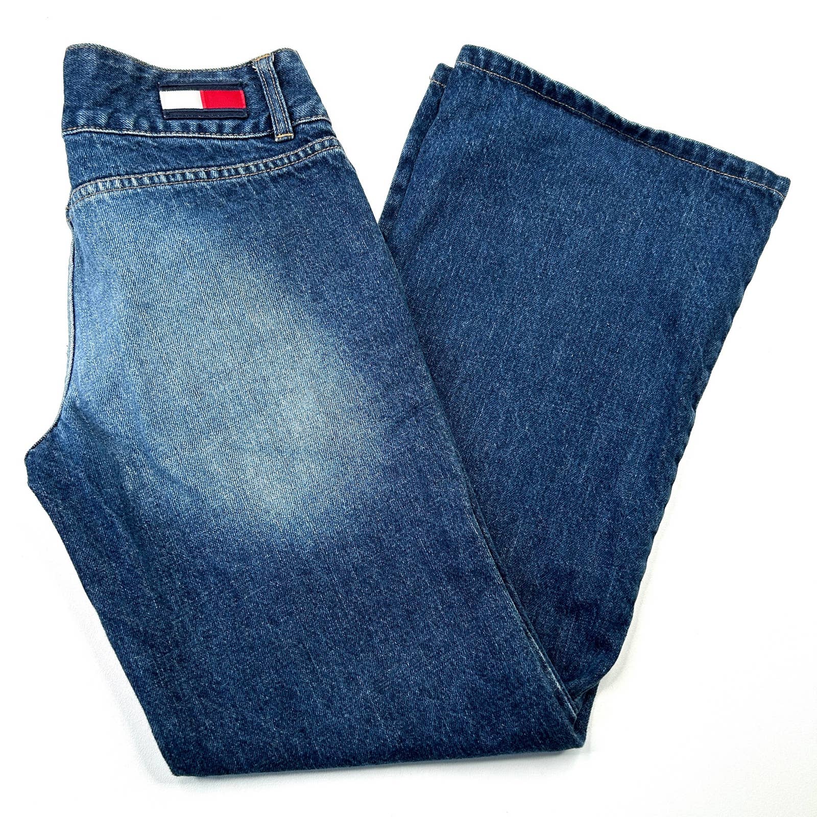 Tommy Hilfiger | Vintage Early 2000s Low Rise Slim Thigh Wide Leg No Pocket Sz 9
