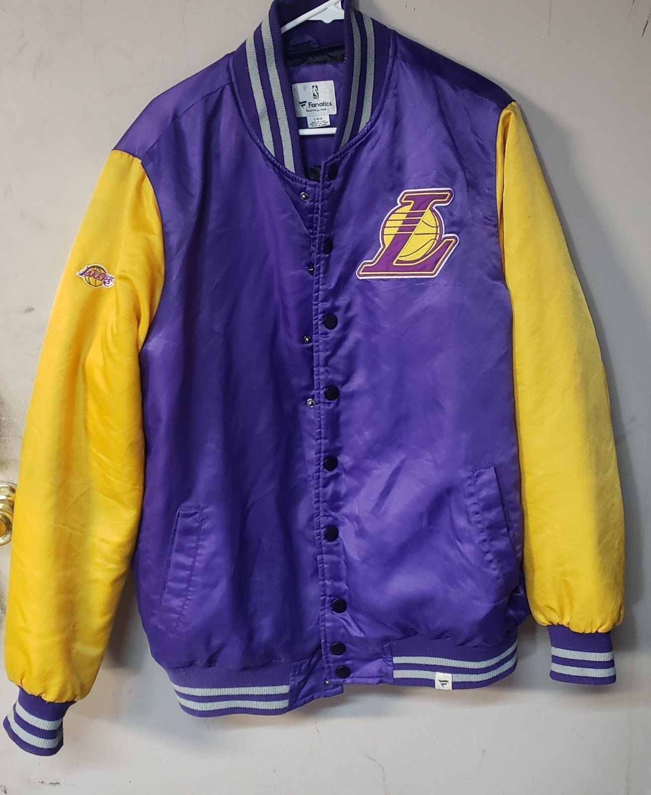 Satin Lakers Bomber Jacket