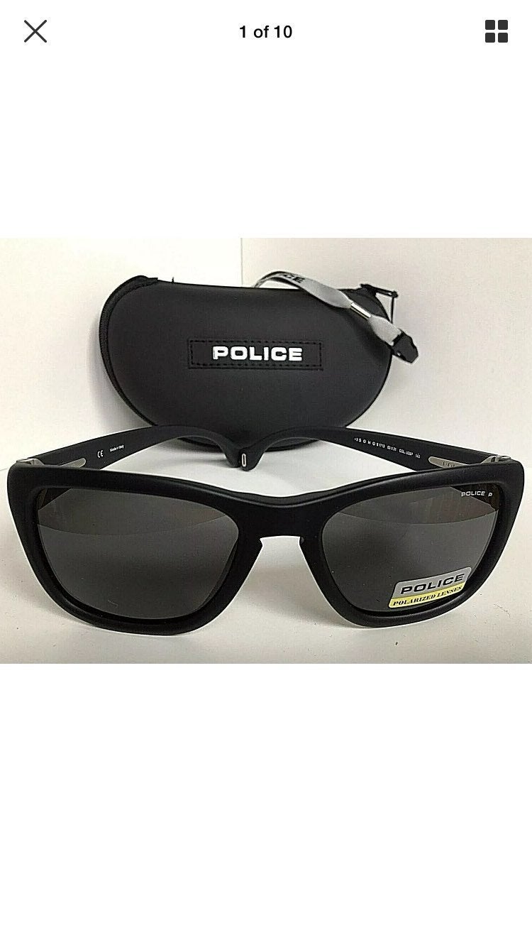 New Polarized Police Black Sunglasses