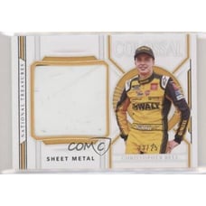 2021 National Treasures Colossal Race Used Sheet Metal /25 Christopher Bell