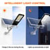 Solar Street Flood Light Commercial LED Lamp Outdoor Area Dusk To Dawn Wall Lamp