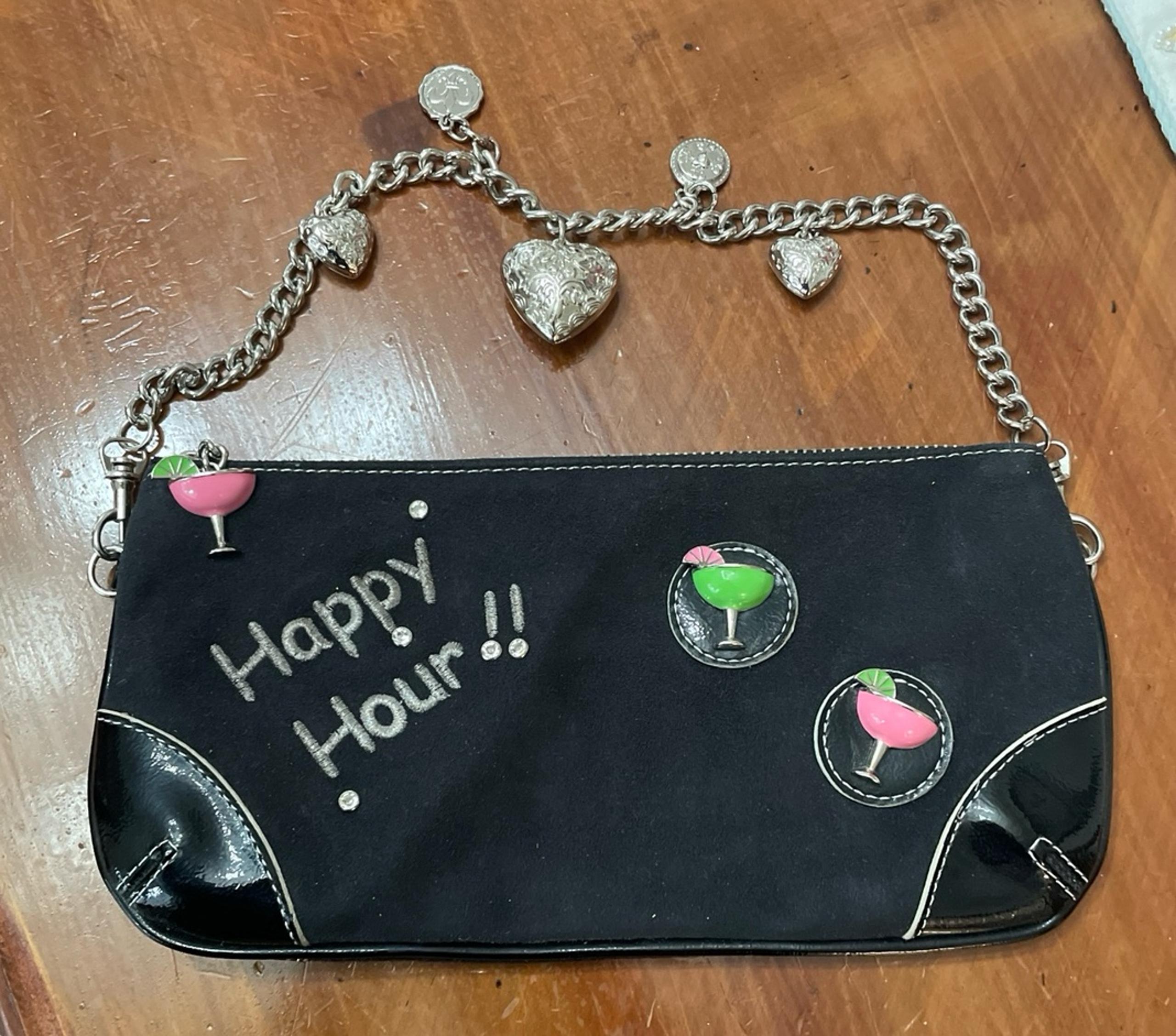 KATHY VAN ZEALAND BLACK PURSE