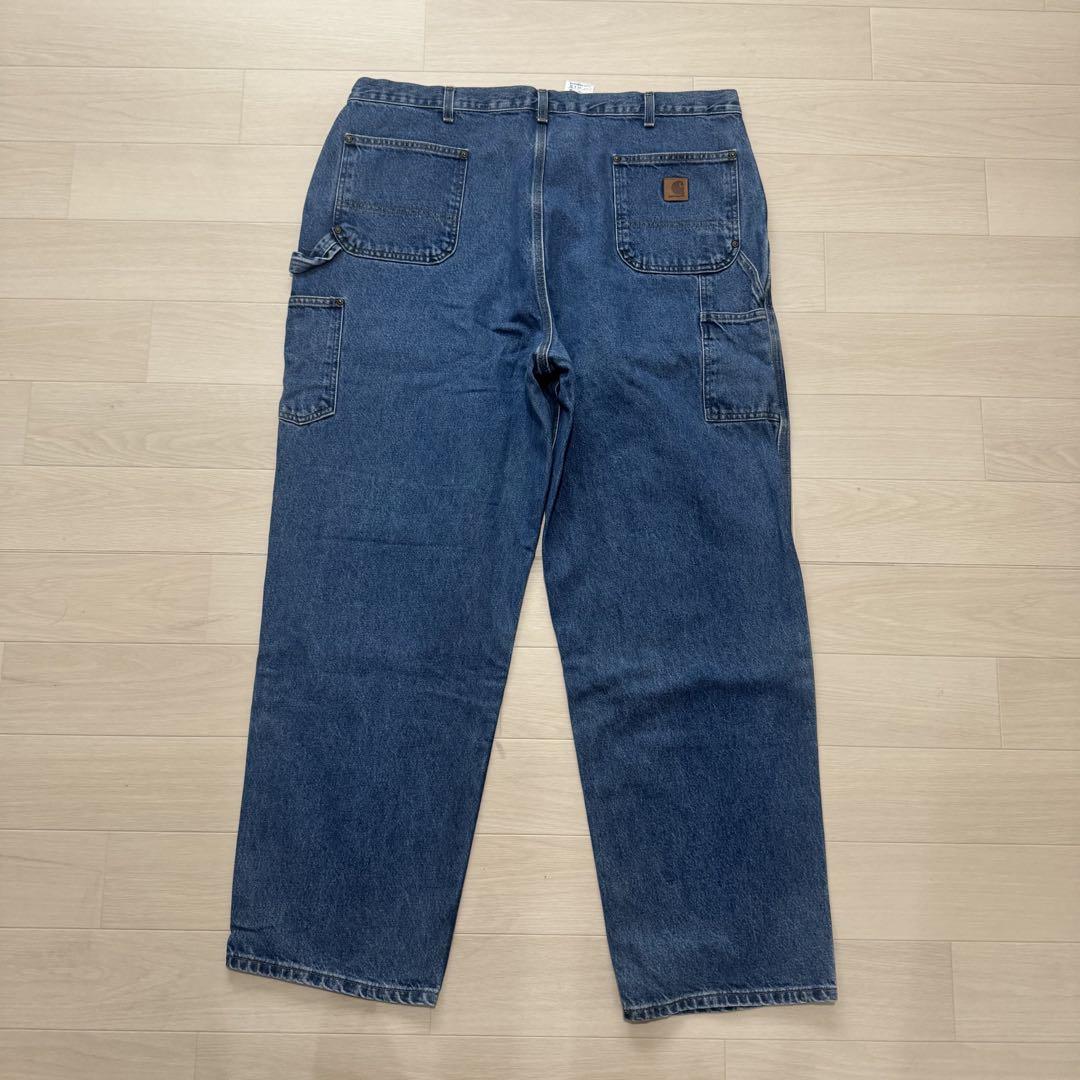 Carhartt Double Knee Denim Pants 44x32 Indigo
