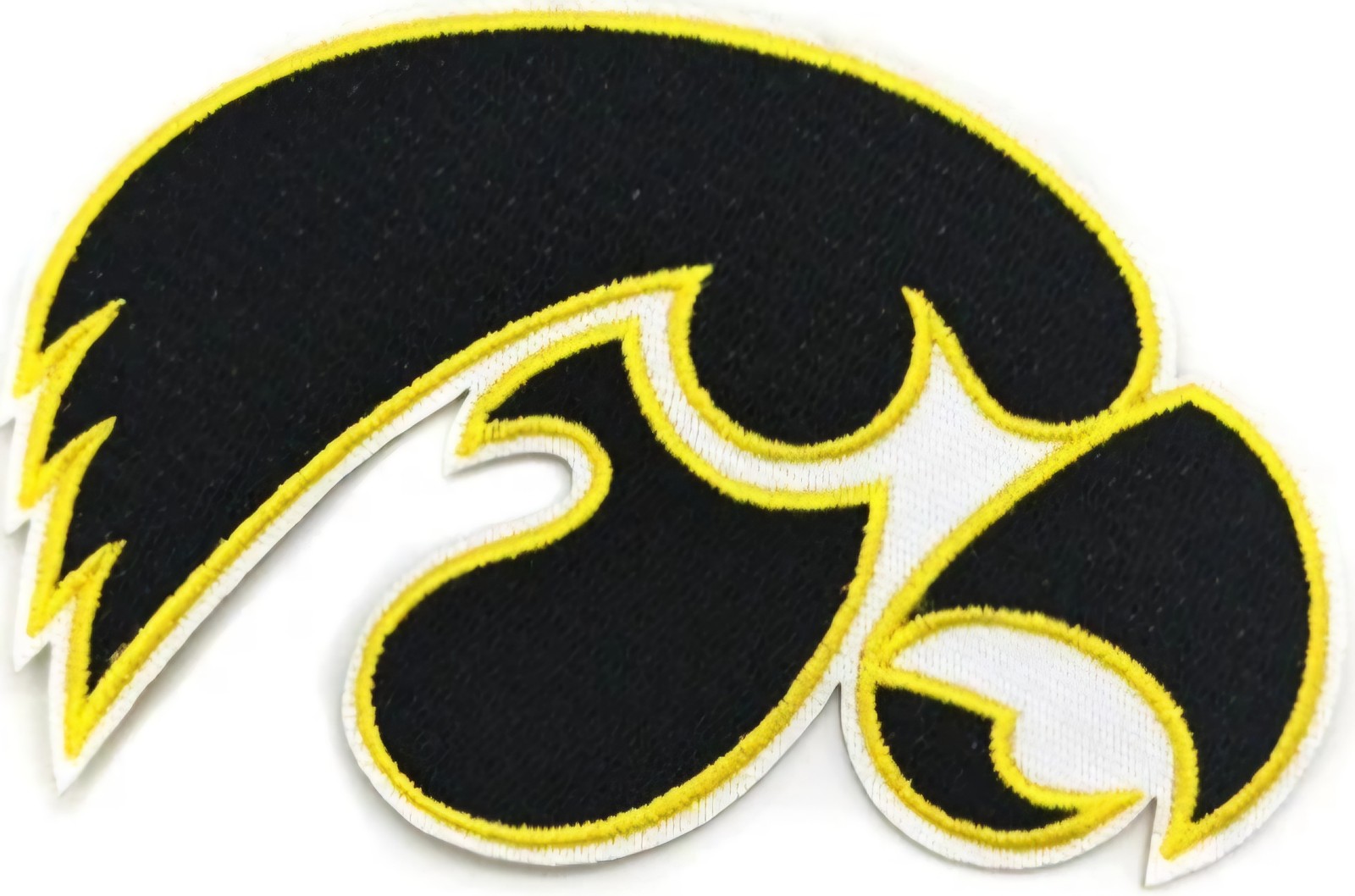 University of Iowa Hawkeyes embroidered Iron on patch 5 ct.