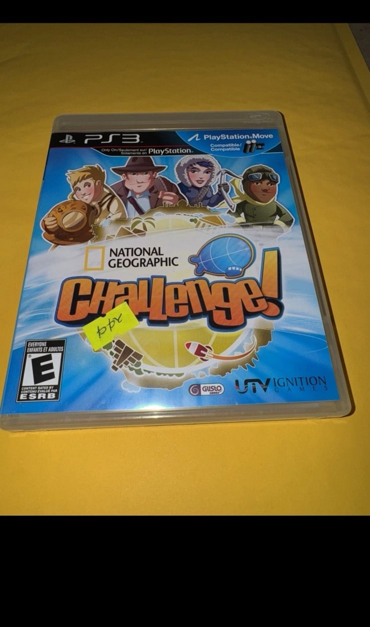 National Geographic Challenge! PS3 Rare
