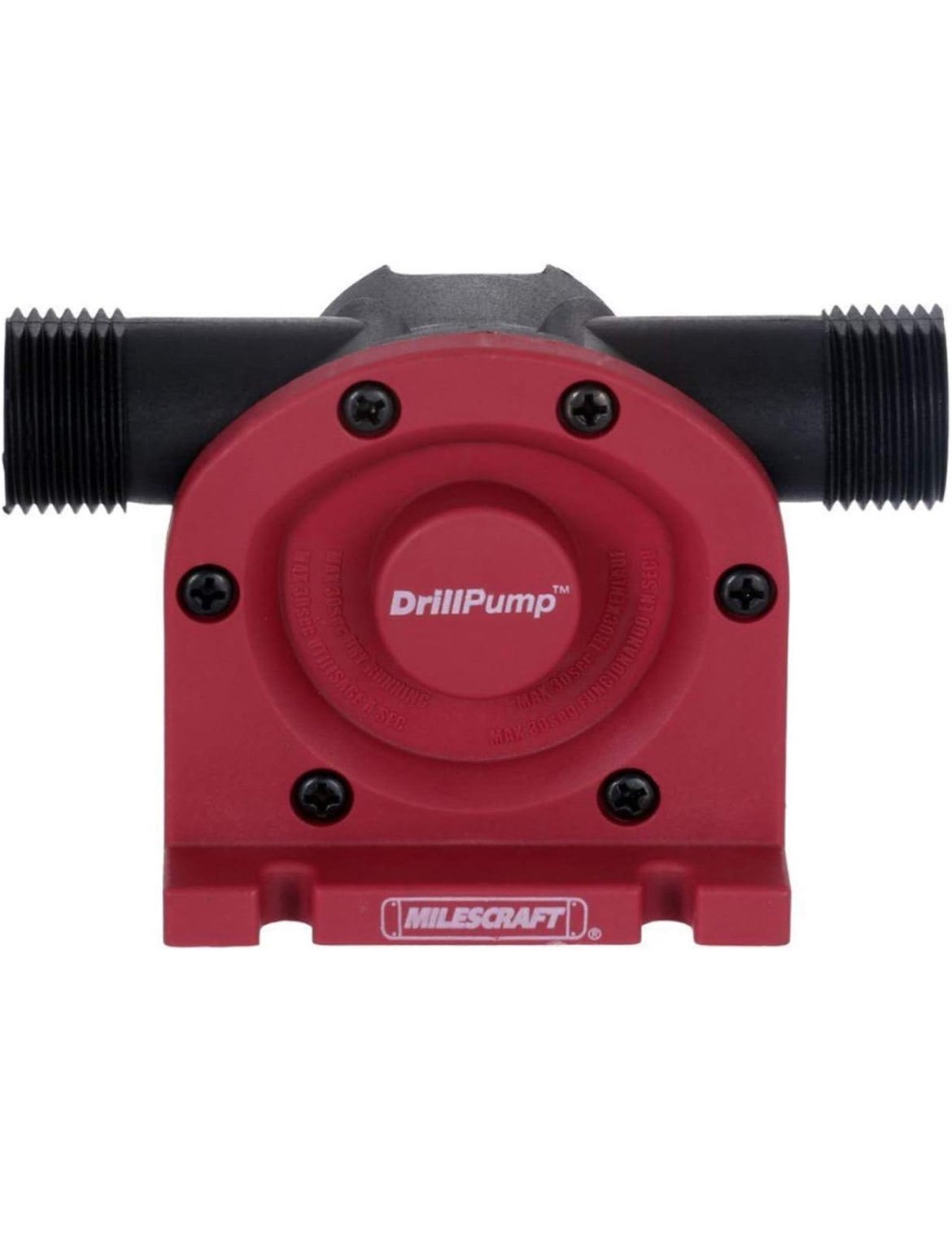 Milescraft 1314 DrillPump750 - Self Priming Water Pump Attachment for Drills - W