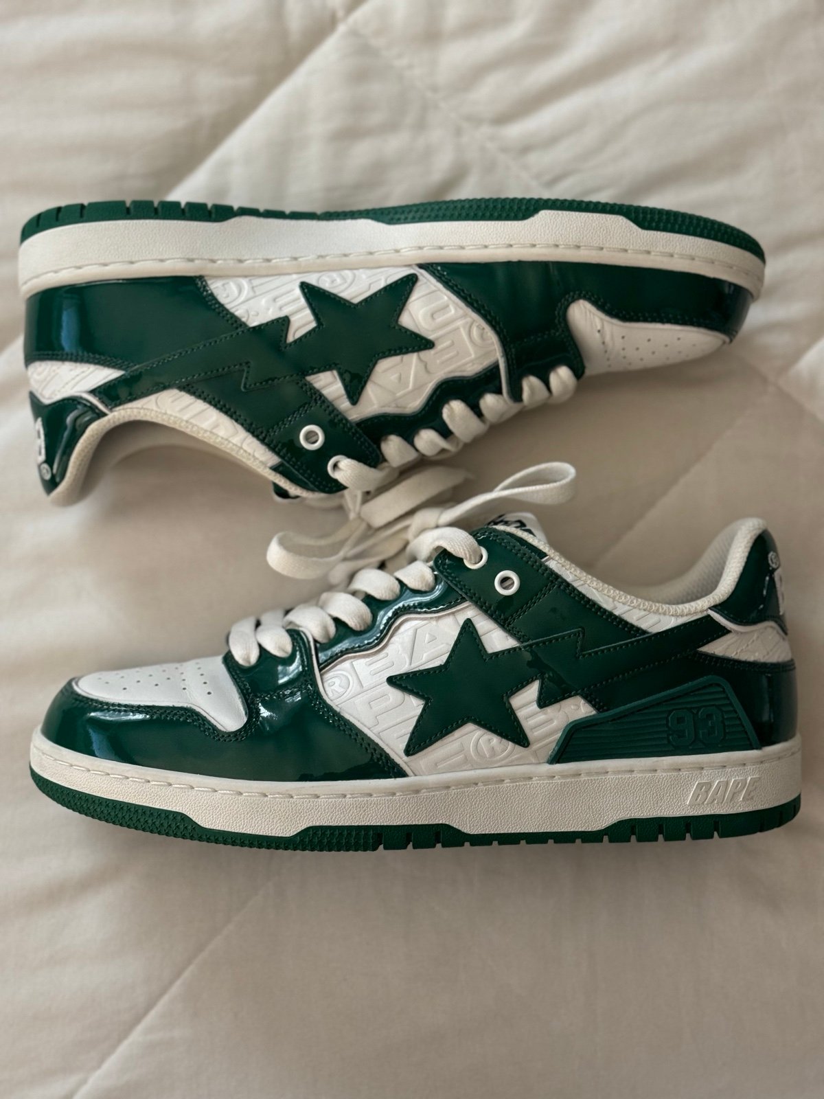 Bapesta Skatestas Green