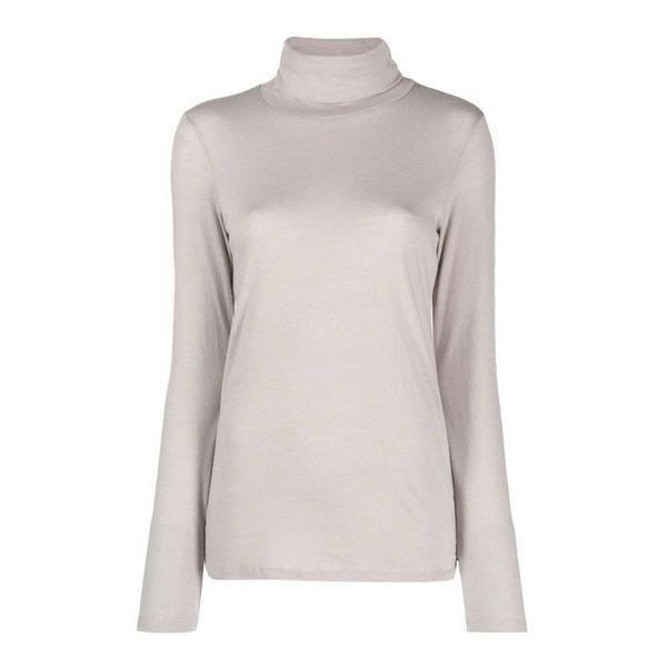 Majestic Filatures NWT Women's Cotton Cashmere Turtleneck in Grey Size 1/XS