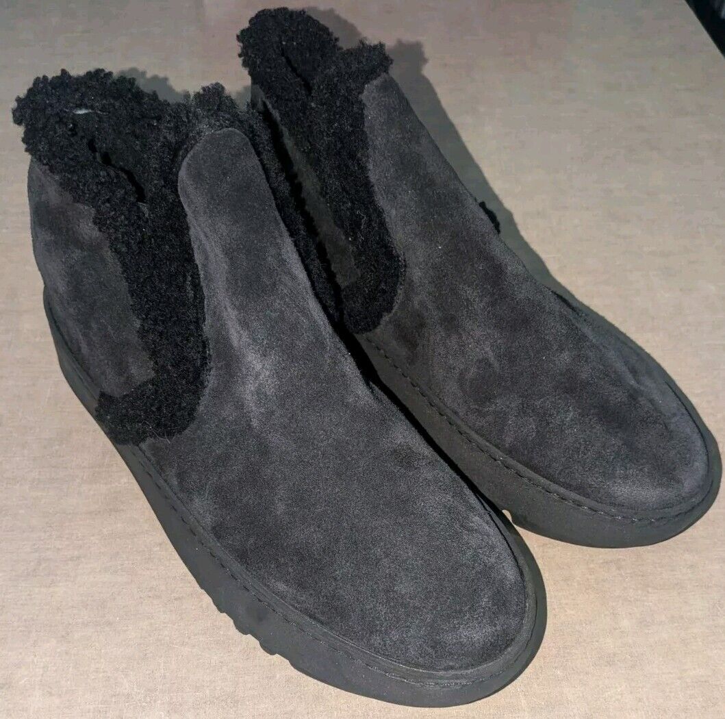 Aquatalia Amica Weatherproof Suede Boot Made In Italy Sz 11