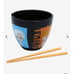 The Promised neverland ramen bowl with chopsticks