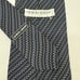 Giorgio Armani Cravatte Tie Men's Black & Blue Geometric 100% Silk Necktie
