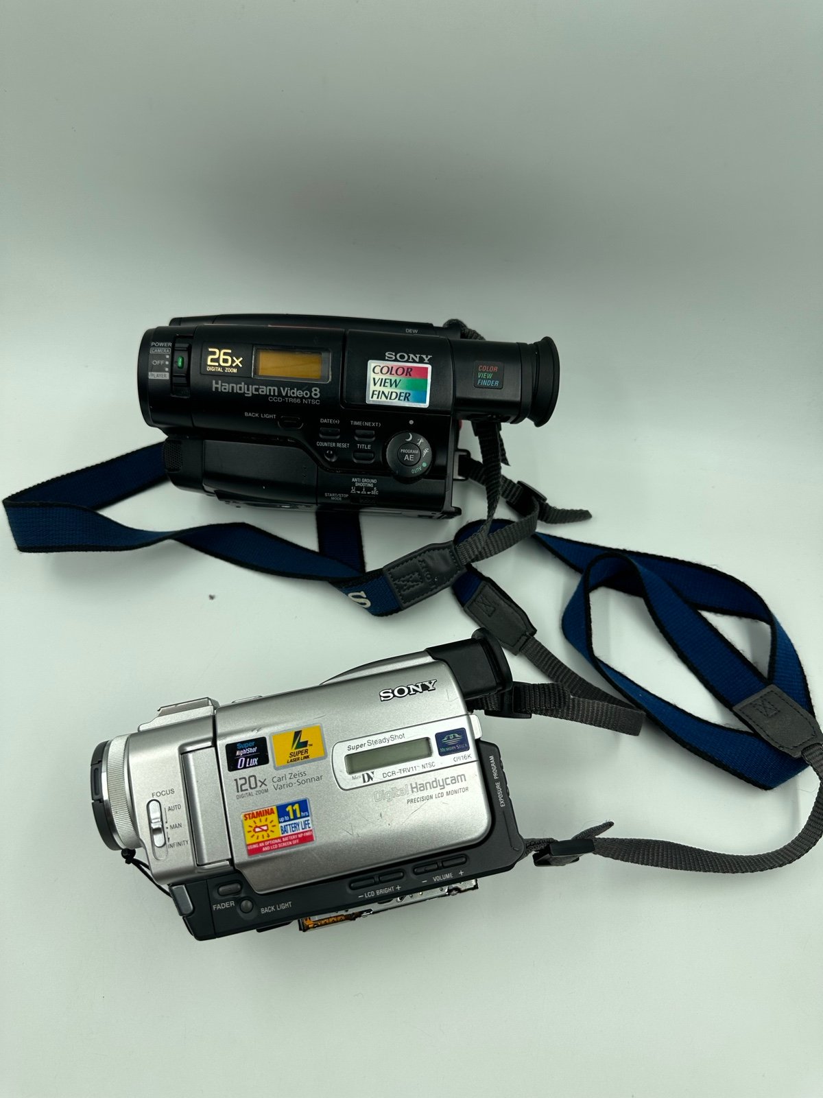 SONY Handycam Video 8 CCD-TR66 & DCR-TRV11 8mm Handycam - For Parts Only