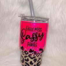Little miss sassy pants leopard print tu