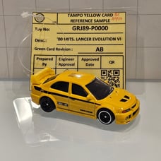 HOT WHEELS YELLOW CARD FEP 2000 MITSUBISHI LANCER EVOLUTION VI - FEP
