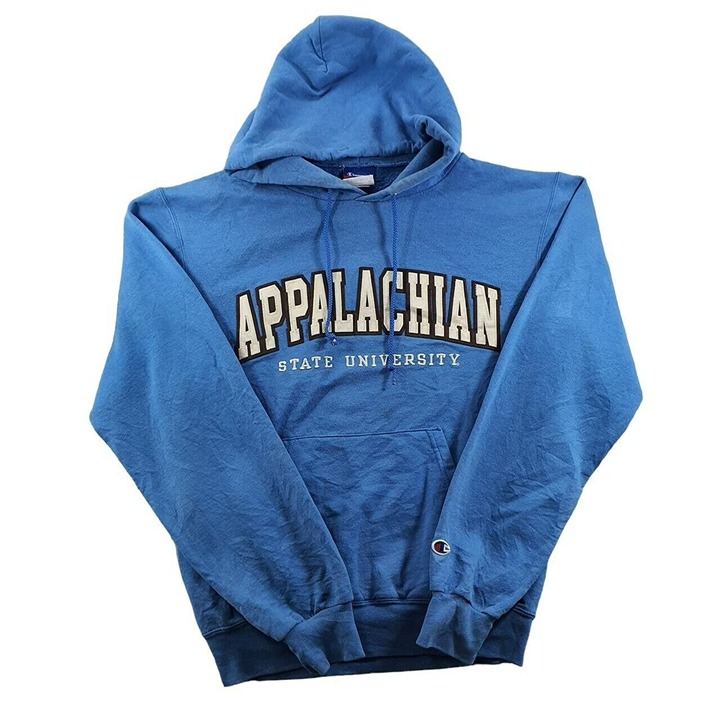 Men's Champion Hoodie Appalachian Uni American Sweater in Blue