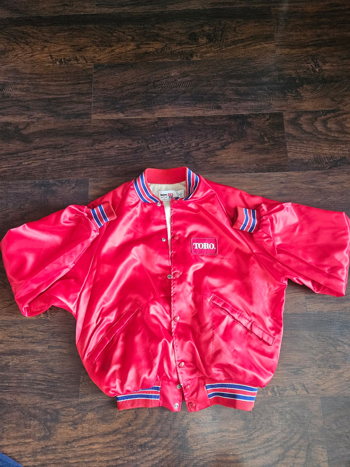 Vintage Red Toro Satin Jacket King Louie Pro Fit