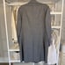 Hart Scharffner & Marx Merino wool men’s gray over coat, long jacket