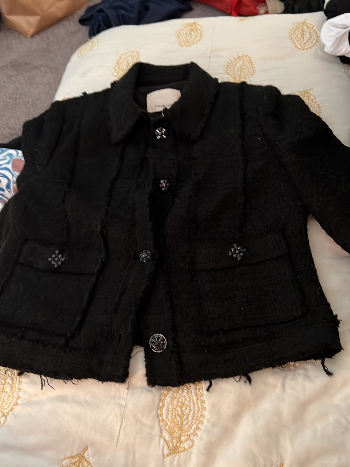 Rebecca Taylor Blk Jacket SZ 8