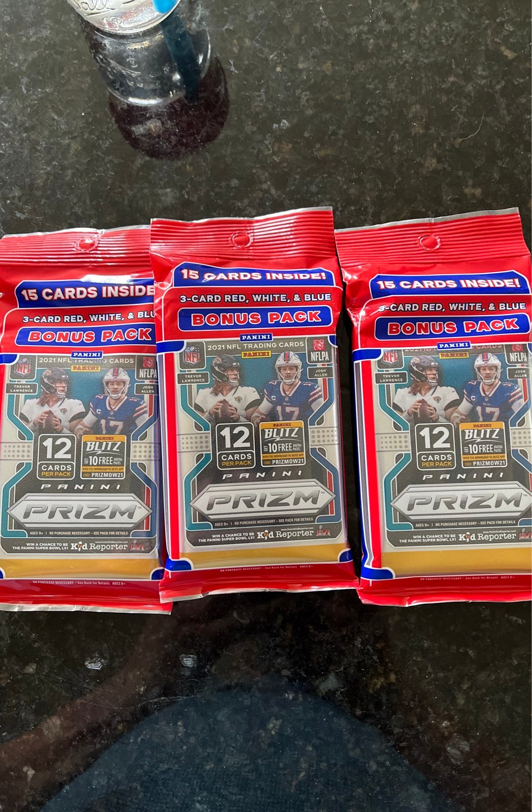 2021 Prizm FB Cello Packs x 3