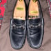 Black Gucci Calfskin Horsebit Loafer