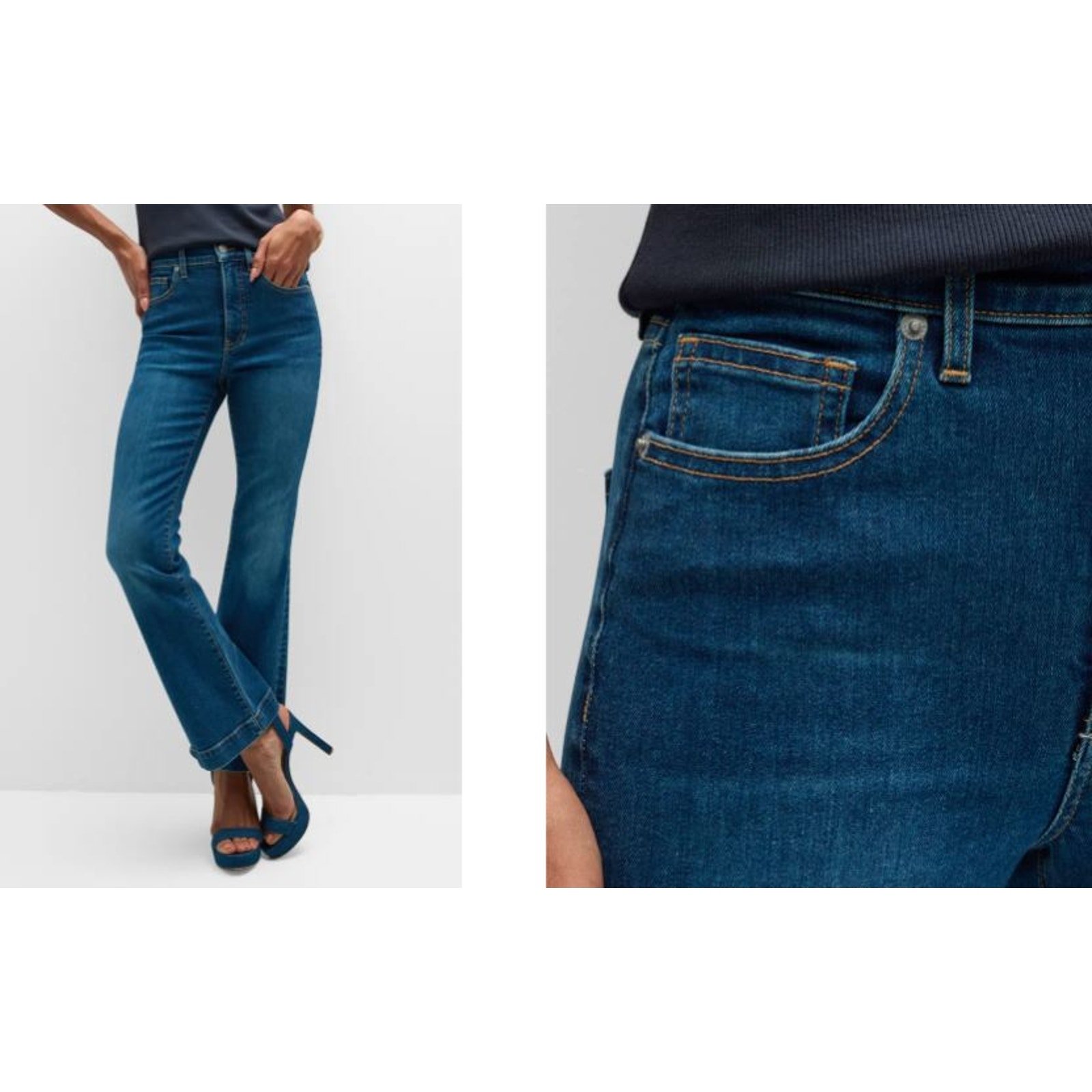 NWT Veronica Beard Women's Carson Ankle Flare Jeans Sz 24 NWT 278 Blue
