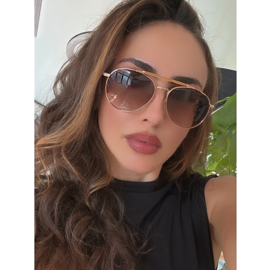 NEW Tom Ford Colin Aviator TF0338 Sunglasses in Gold Brown