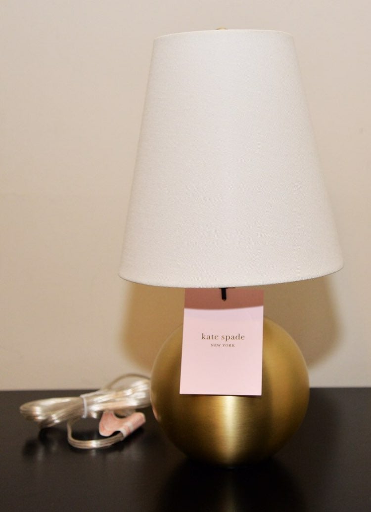 Kate Spde sphere lamp gold