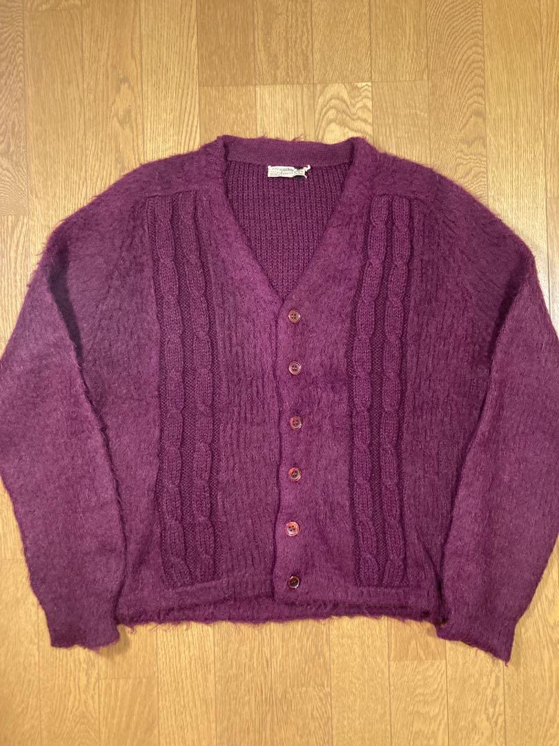 60s Vintage Mohair Cardigan Kurt Cobain
