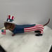 Westland Dachshund “Long May It Wave” USA Patriotic Figurine “ Uncle Sam”