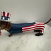 Westland Dachshund “Long May It Wave” USA Patriotic Figurine “ Uncle Sam”