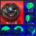 UV Fluorescent Volcano Agate Crystal Sphere Quartz Crystal Energy Healing 336G