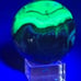 UV Fluorescent Volcano Agate Crystal Sphere Quartz Crystal Energy Healing 336G