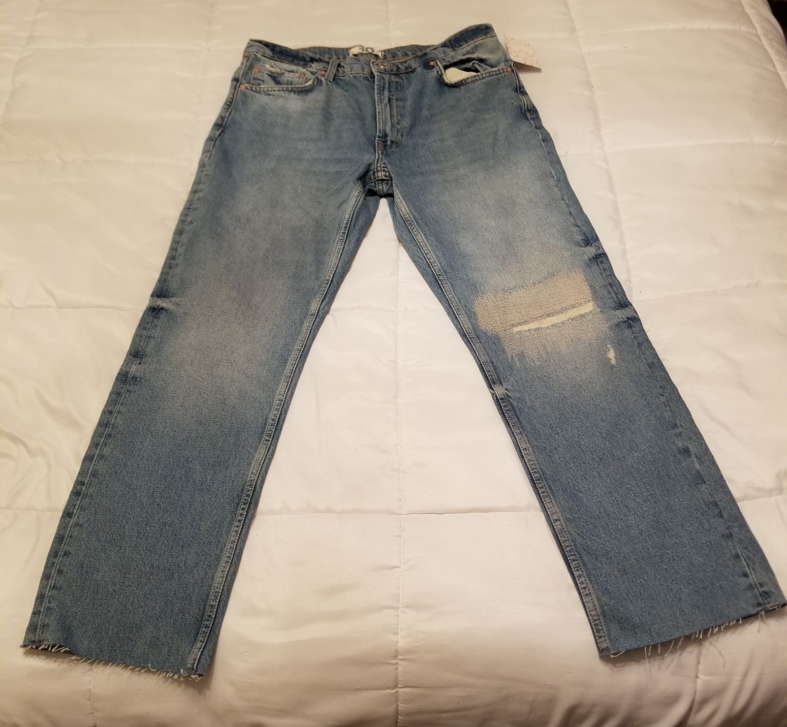 Free People Vintage Indigo Jeans Size 30 New With Tags retail 98