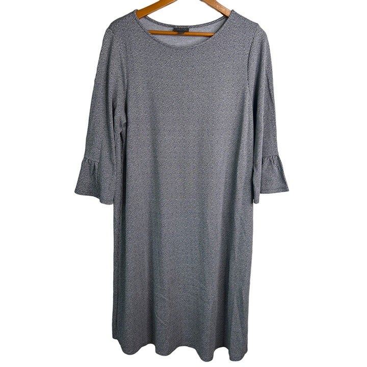 J jill houndstooth dress top