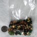 Vintage Glass Beads Carnelian Agate