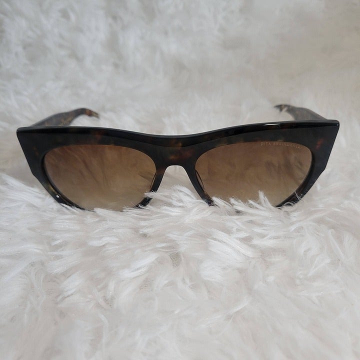 NWT Dita Braindancer Dts525-58-02 Cat Eye Sunglasses