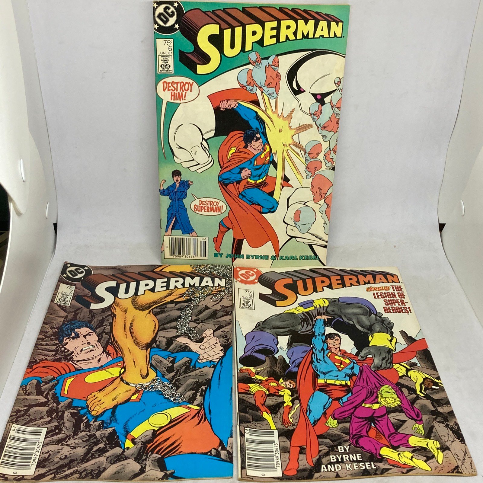 Vintage 1987-1988 DC Comics Superman Comic Lot #6-19 *RARE*