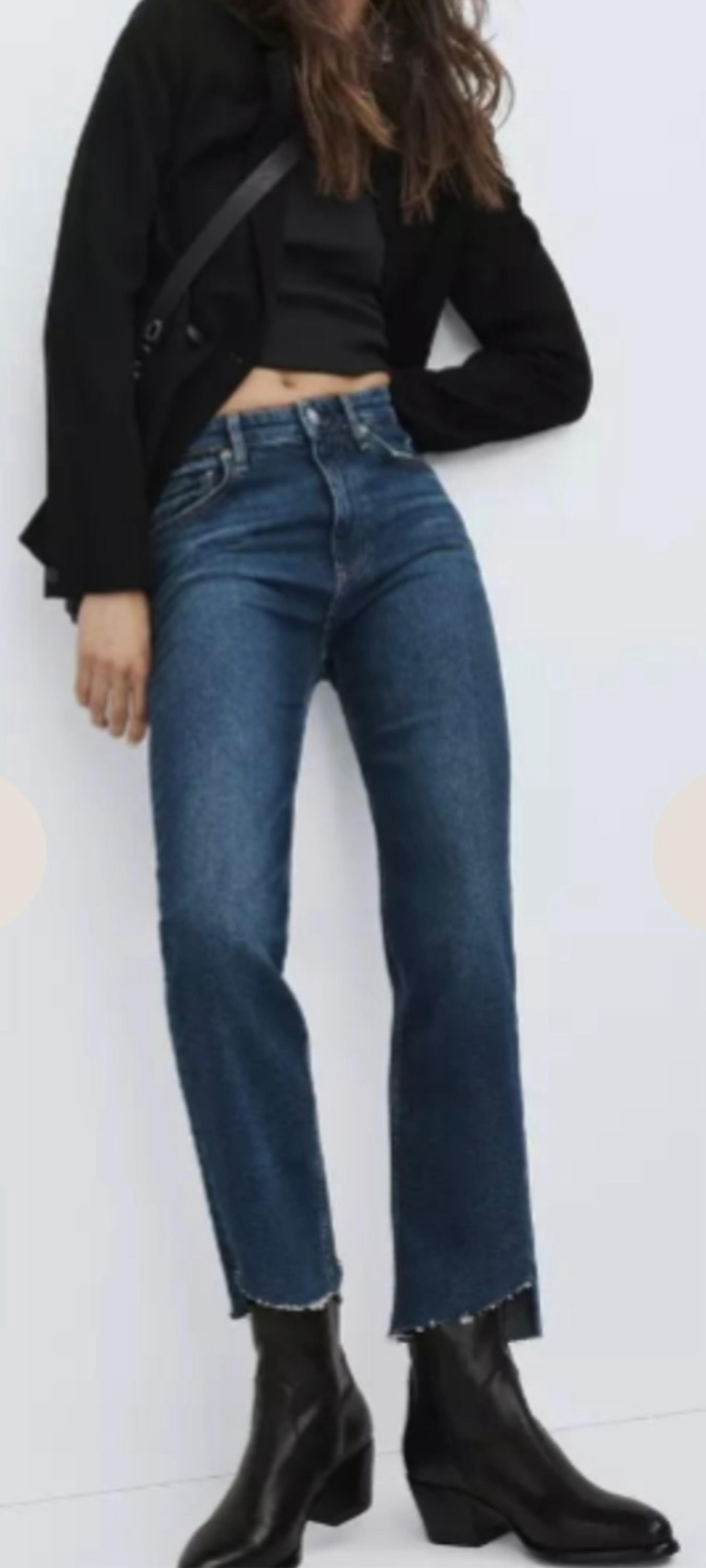New Marine Harlow Mid-Rise Straight Denim Jeans 24 - rag & bone