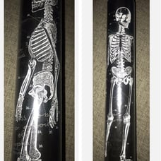 Two’s Company “Sticks & Bones” 50 Long Matches Skeleton Skull Anatomical Anatomy
