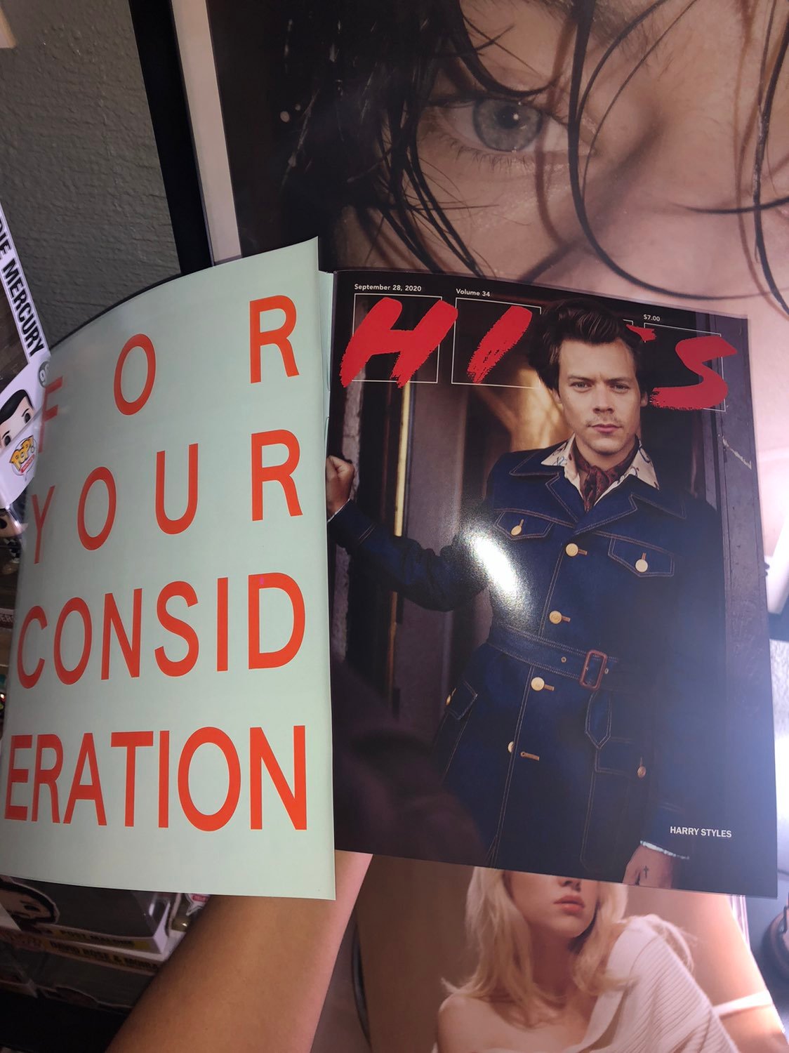 Hits Harry Styles magazine