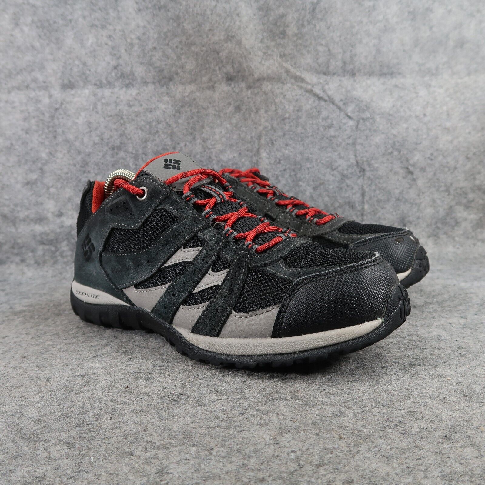 Columbia Shoes Kids 6 Athletic Hiking Redmond Waterproof Leather Trainer Outdoor